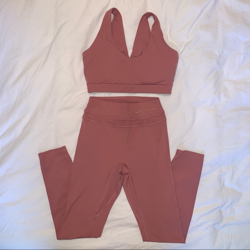 Gymshark x Whitney Simmons Leggings + Bra Set